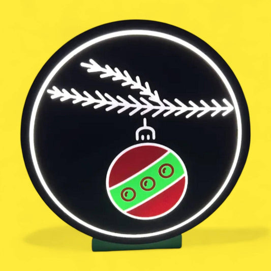 Weihnachten Kugel LED Lampe - Leuchtbox