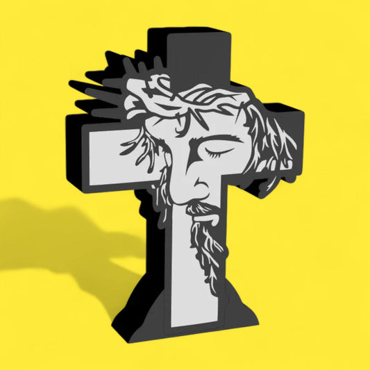 Glaube Jesus Kreuz LED Lampe - Leuchtbox