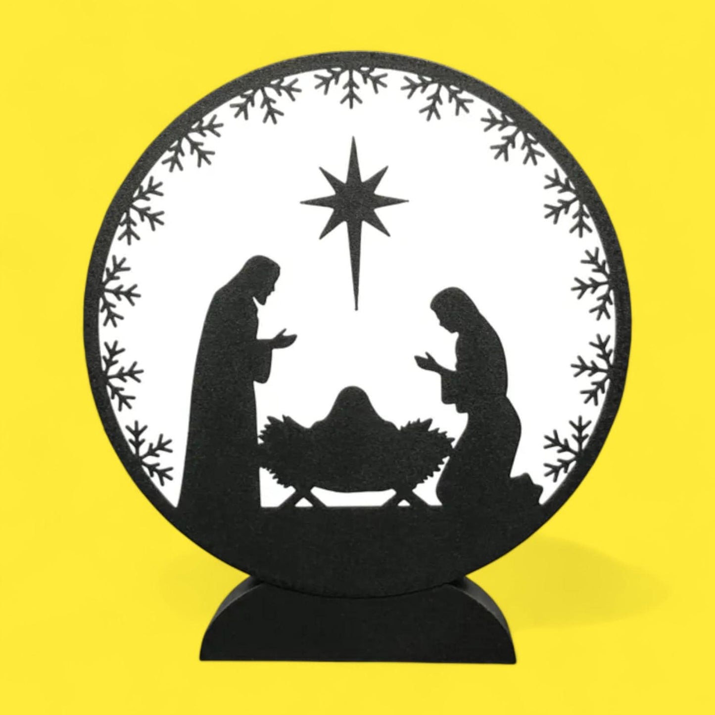 Glaube Jesus Krippe LED Lampe - Leuchtbox