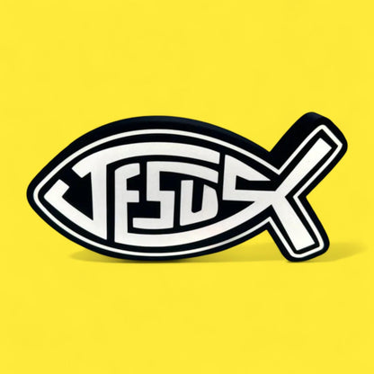 Glaube Jesus Fisch Christ LED Lampe - Leuchtbox