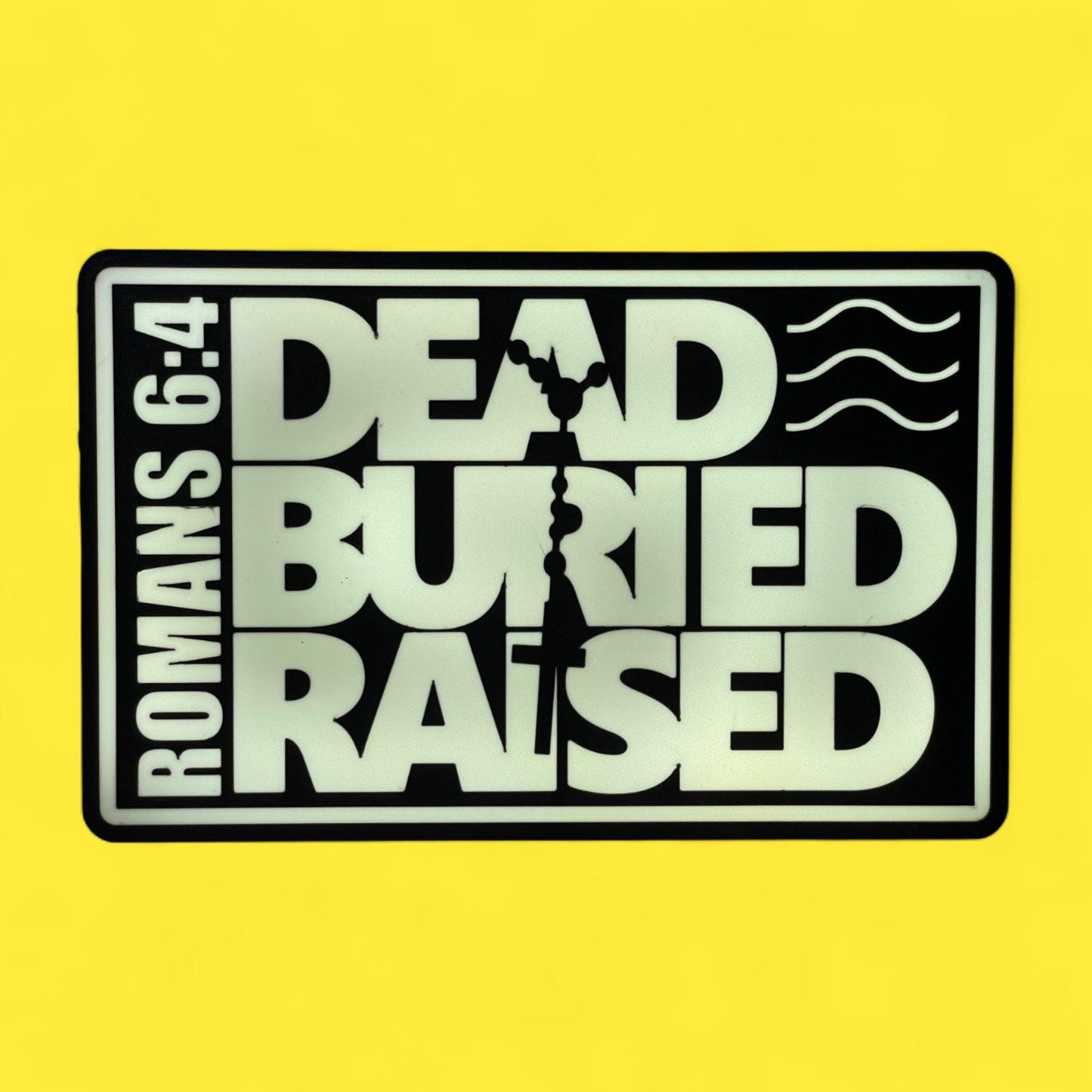 Glaube Jesus Roman 6:4 LED Lampe - Leuchtbox