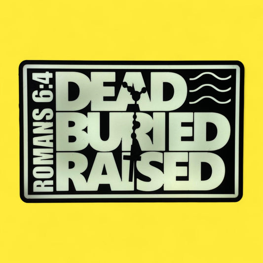 Glaube Jesus Roman 6:4 LED Lampe - Leuchtbox