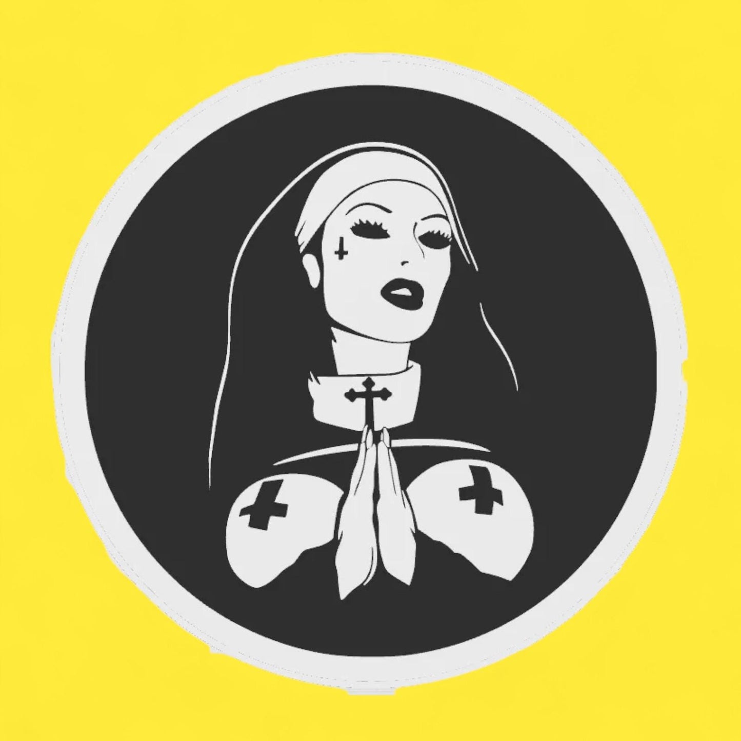 Glaube Jesus Attraktive Nonne LED Lampe - Leuchtbox