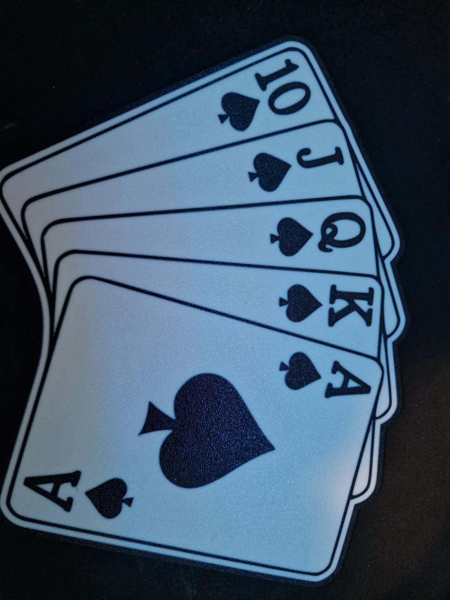 Piek Ass Spielkarten LED Lampe - Leuchtbox