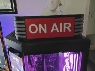 Film On Air LED Lampe - Leuchtbox