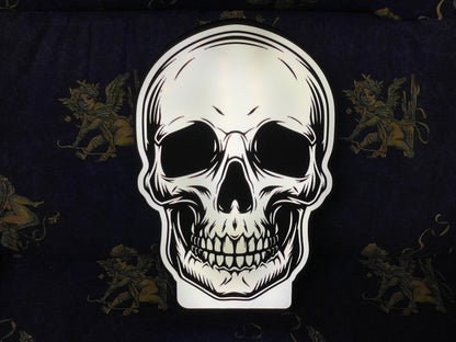 Halloween Totenkopf LED Lampe - Leuchtbox