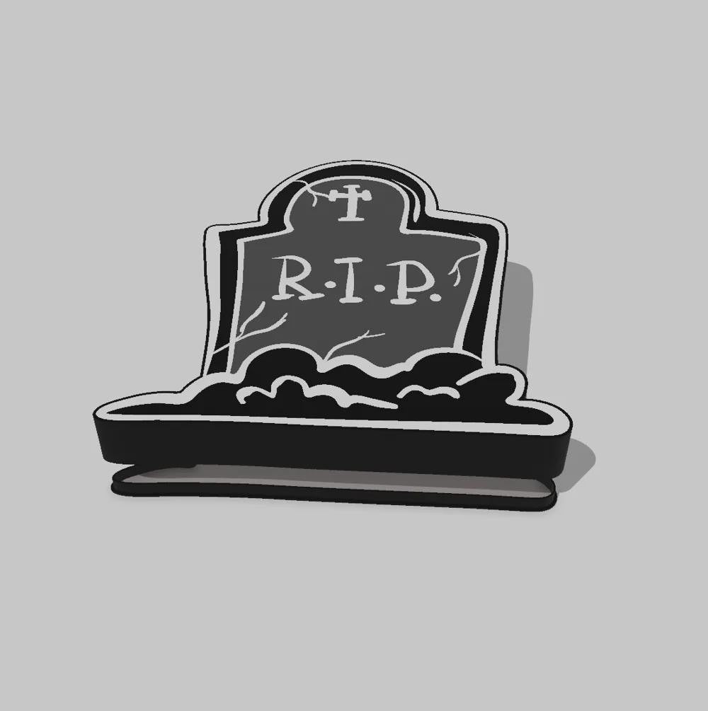 Halloween RIP Grabstein LED Lampe - Leuchtbox