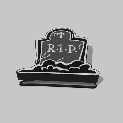 Halloween RIP Grabstein LED Lampe - Leuchtbox