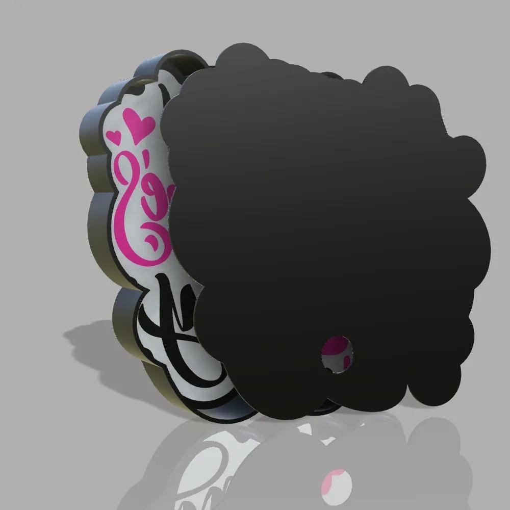 Valentinstag Happy Valentines Day LED Lampe - Leuchtbox