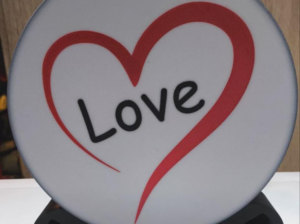 Valentinstag LOVE LED Lampe - Leuchtbox