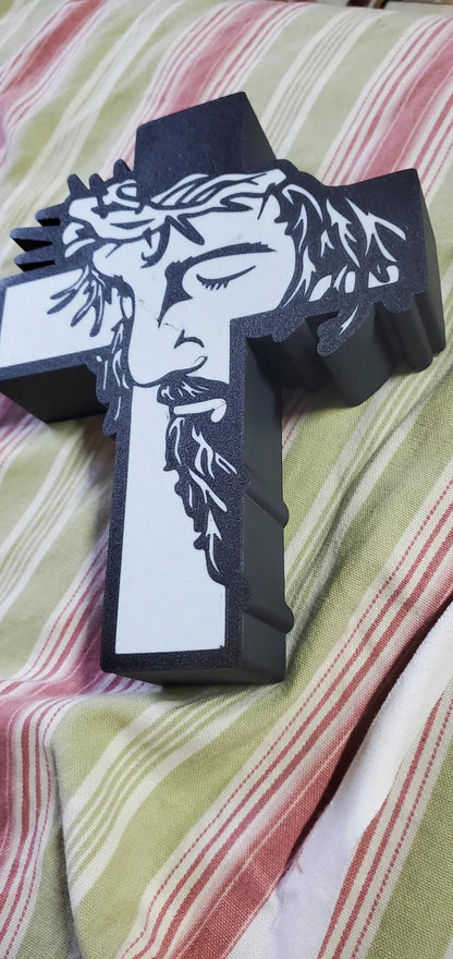 Glaube Jesus Kreuz LED Lampe - Leuchtbox