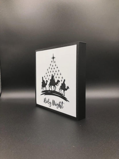 Glaube Jesus Holy Kings LED Lampe - Leuchtbox