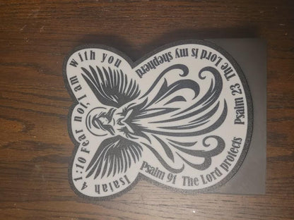 Glaube Jesus Engel mit Bibel Christ LED Lampe - Leuchtbox