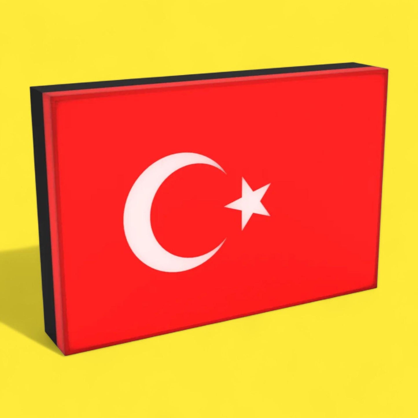 Flagge Türkei LED Lampe - Leuchtbox