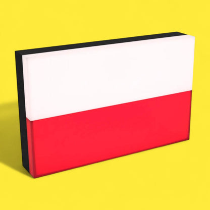 Flagge Polen LED Lampe - Leuchtbox