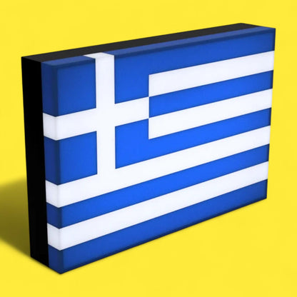Flagge Griechenland LED Lampe - Leuchtbox