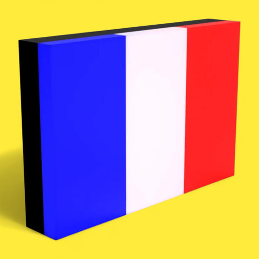 Flagge Frankreich LED Lampe - Leuchtbox