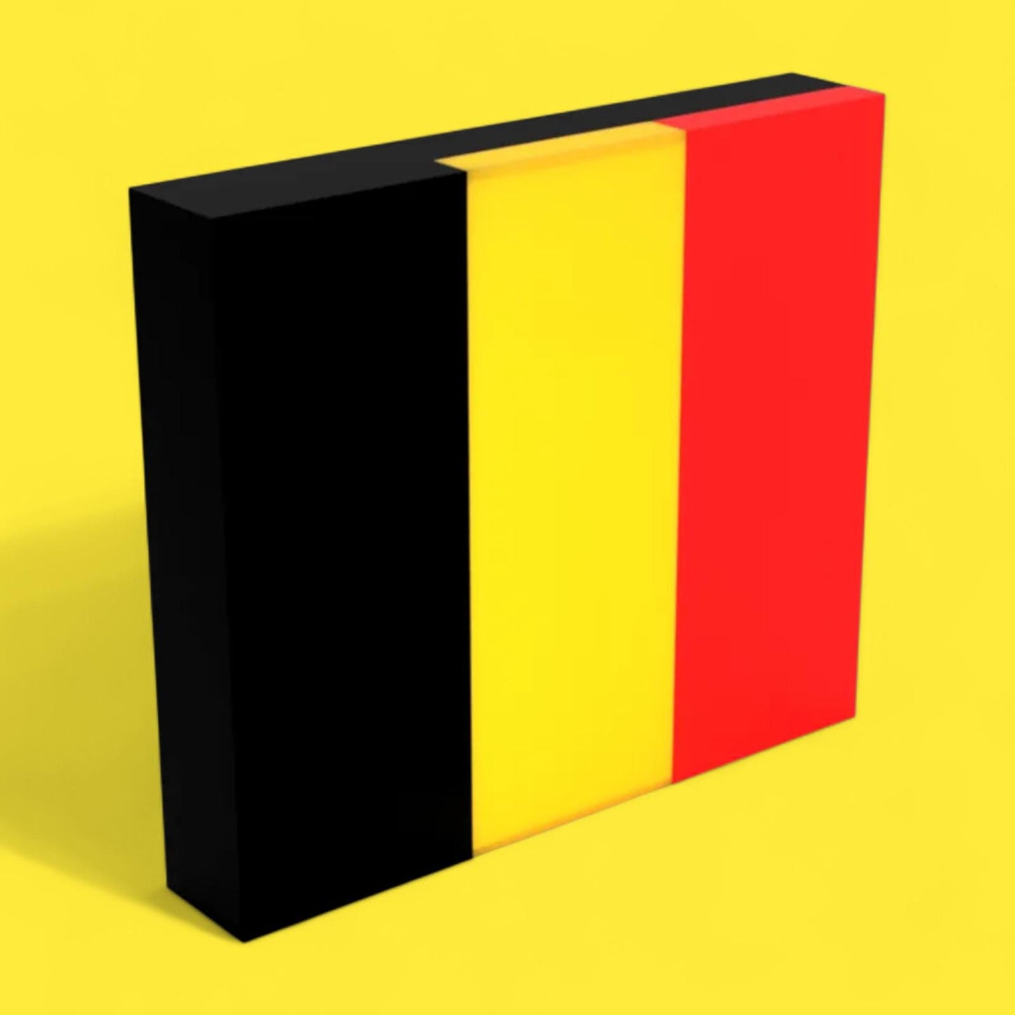 Flagge Belgien LED Lampe - Leuchtbox