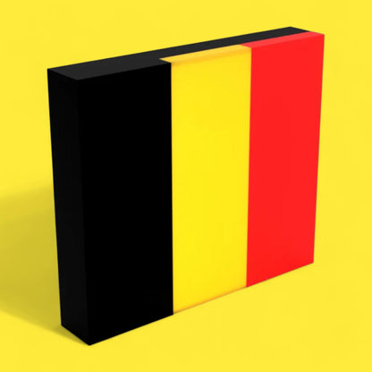 Flagge Belgien LED Lampe - Leuchtbox
