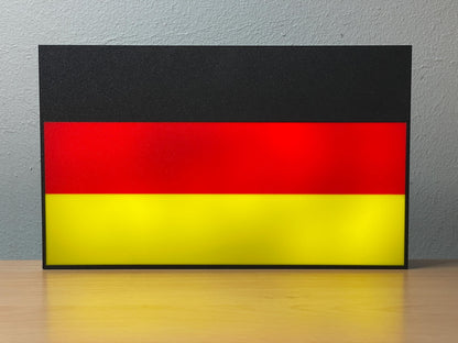 Flagge Deutschland LED Lampe - Leuchtbox