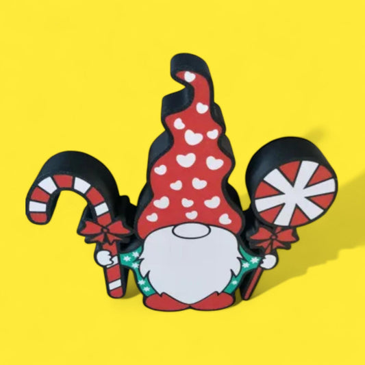 Weihnachten Gnome LED Lampe - Leuchtbox