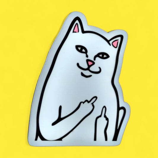 Tier Katze Mittelfinger LED Lampe - Leuchtbox