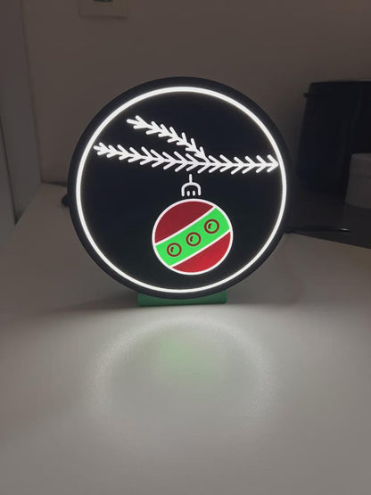 Weihnachten Kugel LED Lampe - Leuchtbox