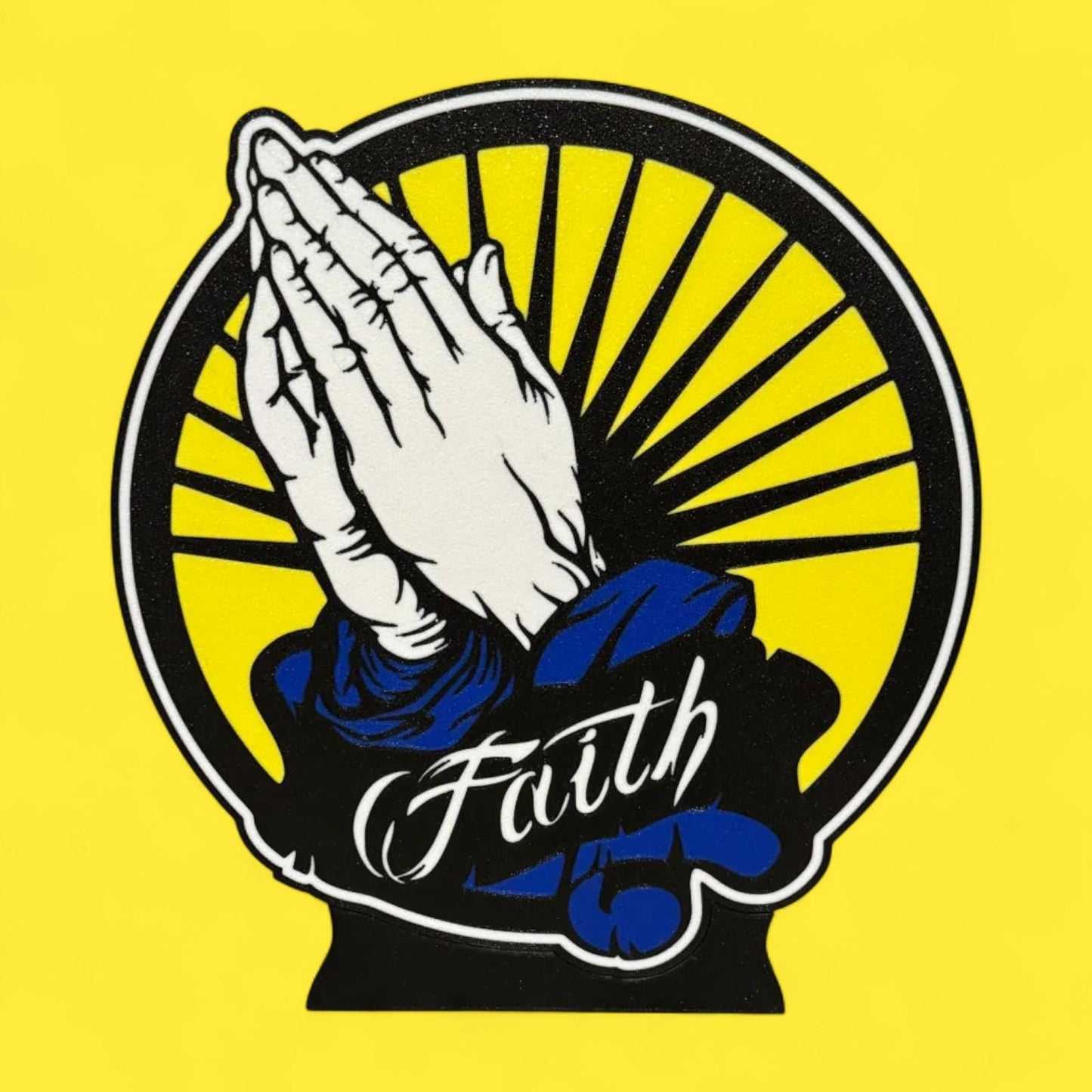 Glaube Jesus Betende Hände LED Lampe - Leuchtbox