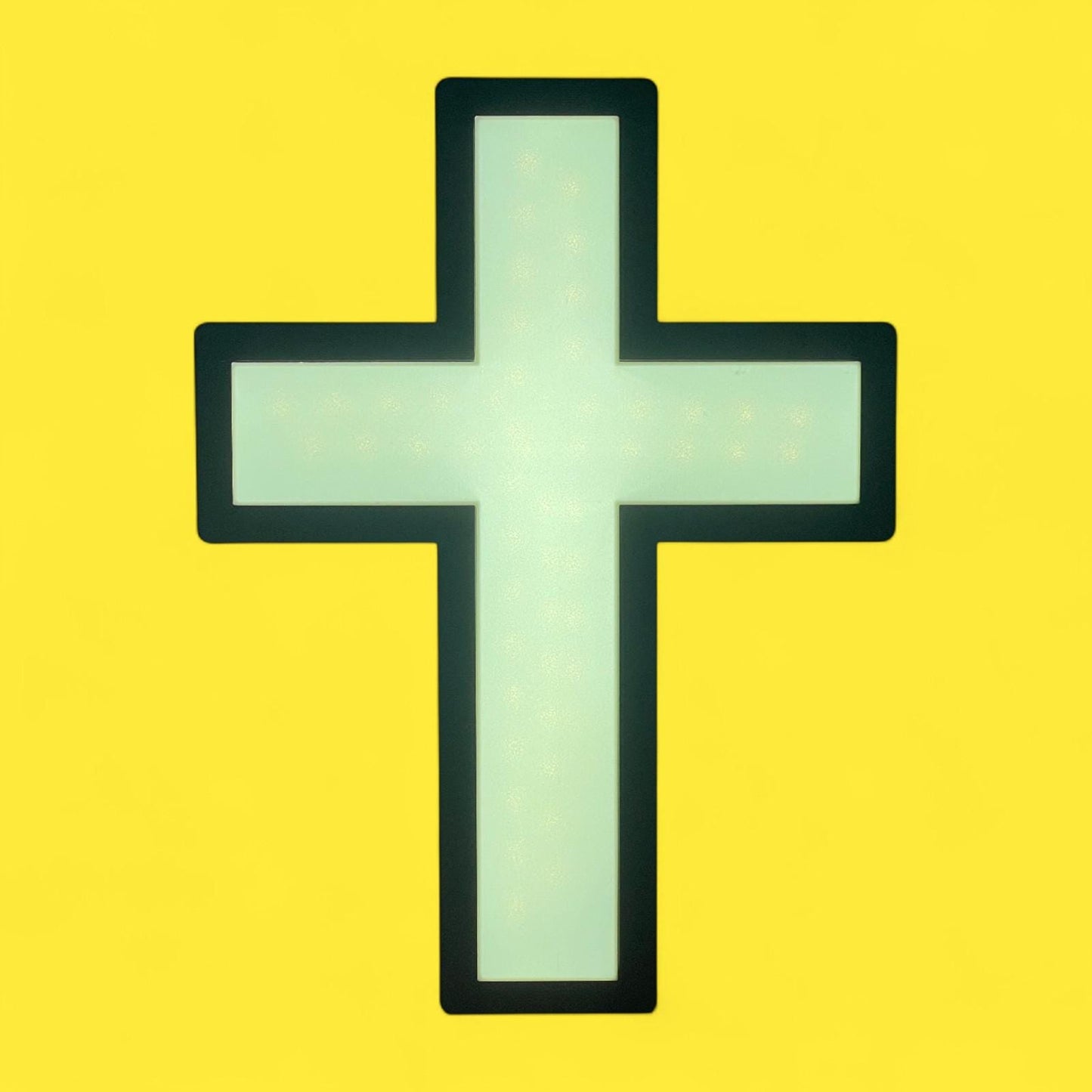 Glaube Jesus Kreuz LED Lampe - Leuchtbox