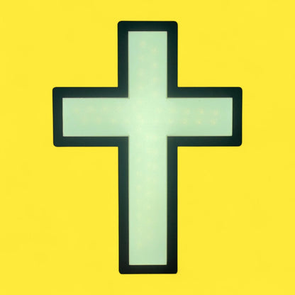 Glaube Jesus Kreuz LED Lampe - Leuchtbox