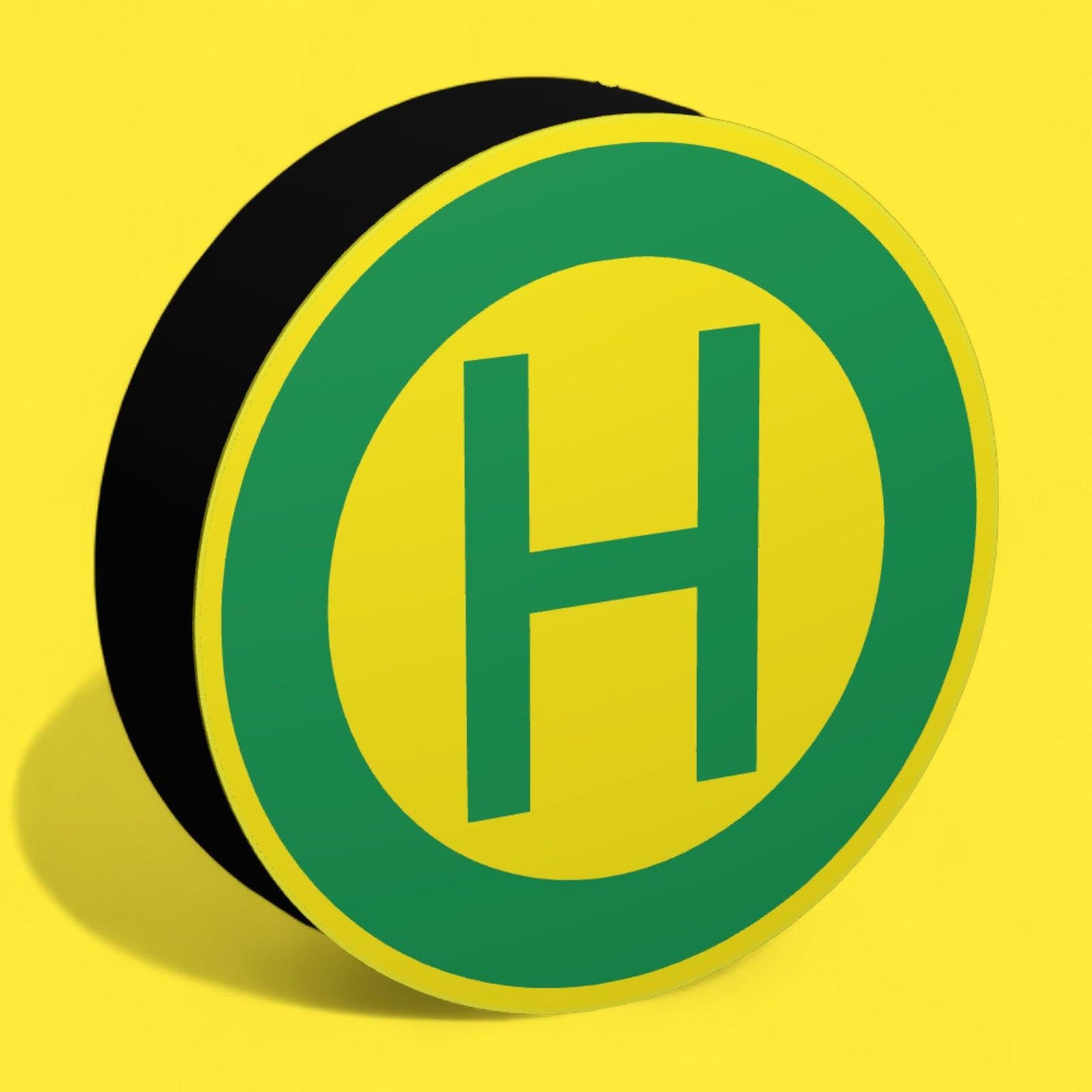 Bushaltestelle - Verkehrszeichen / Verkehrsschild / Warnzeichen Auto LED Lampe - Leuchtbox