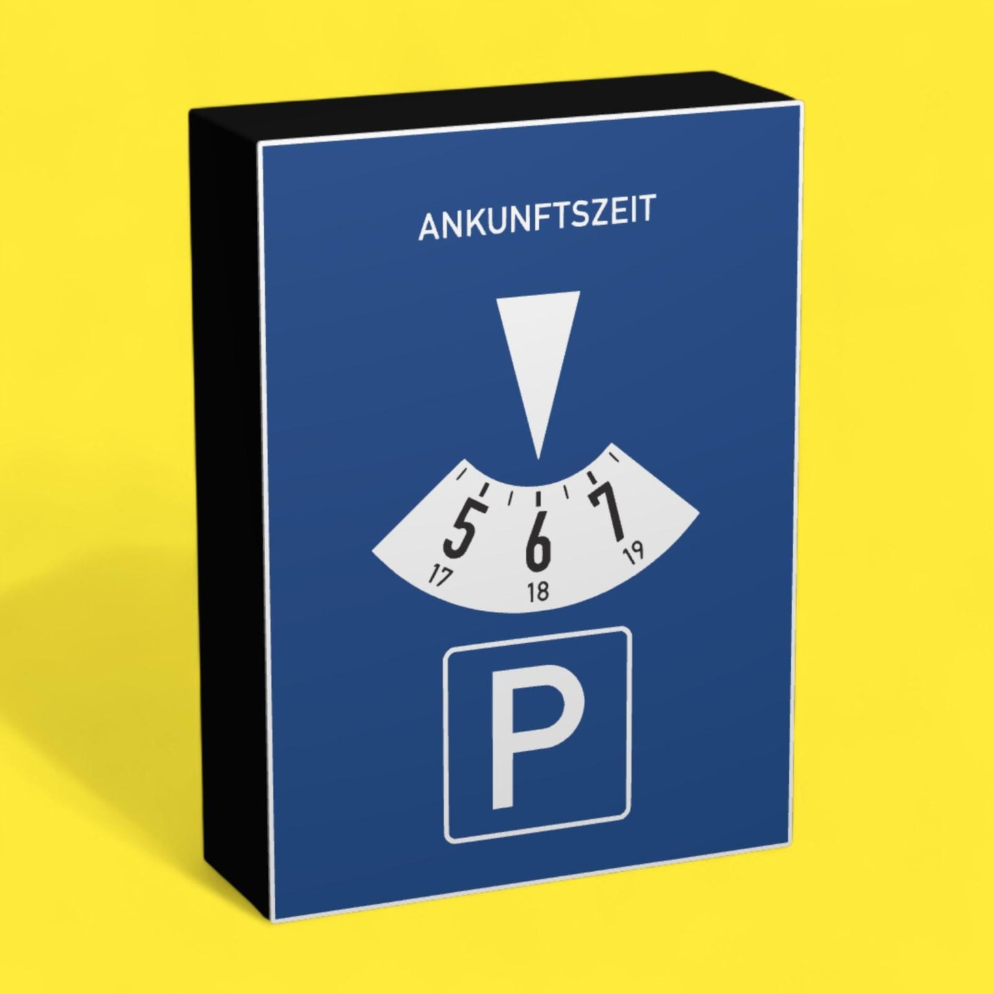 Parkscheibe - Verkehrszeichen / Verkehrsschild / Warnzeichen Auto LED Lampe - Leuchtbox