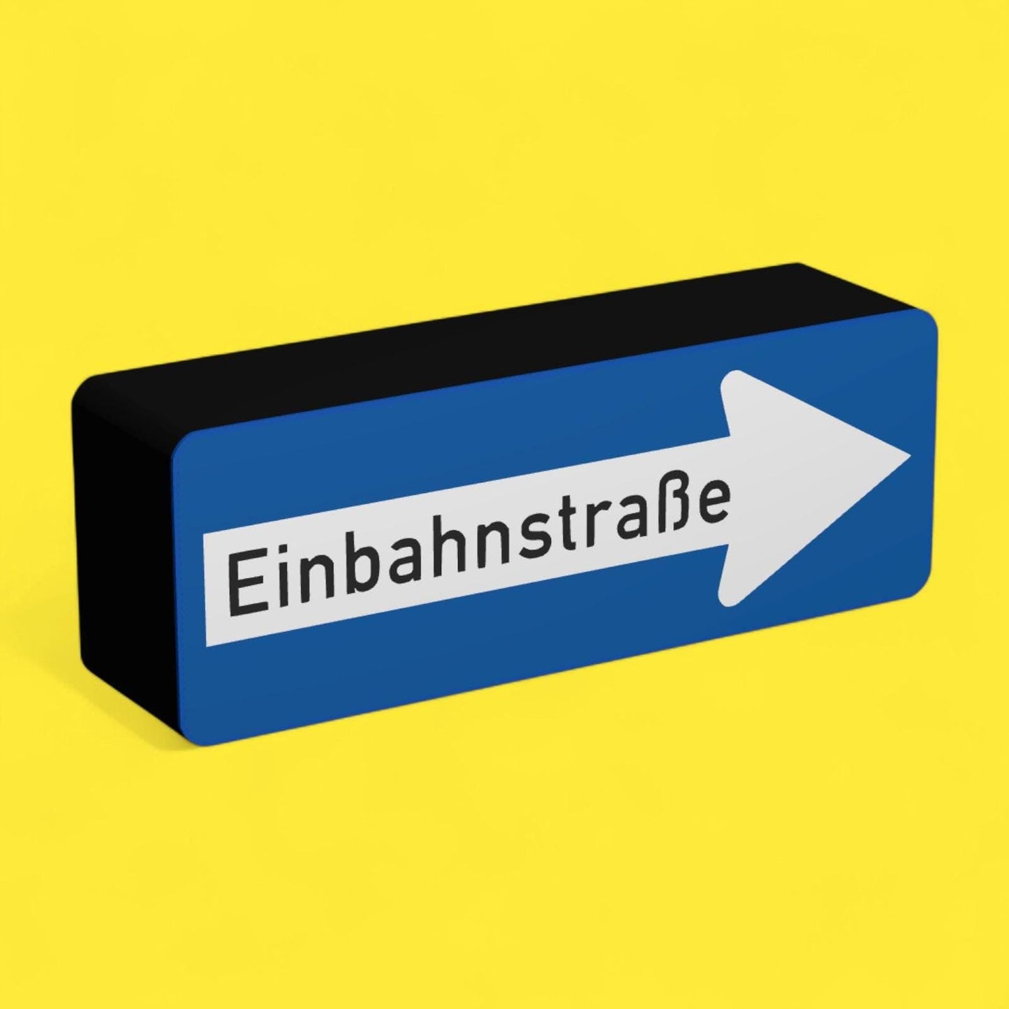 Einbahnstraße - Verkehrszeichen / Verkehrsschild / Warnzeichen Auto LED Lampe - Leuchtbox