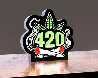 Weed 420 LED Lampe - Leuchtbox