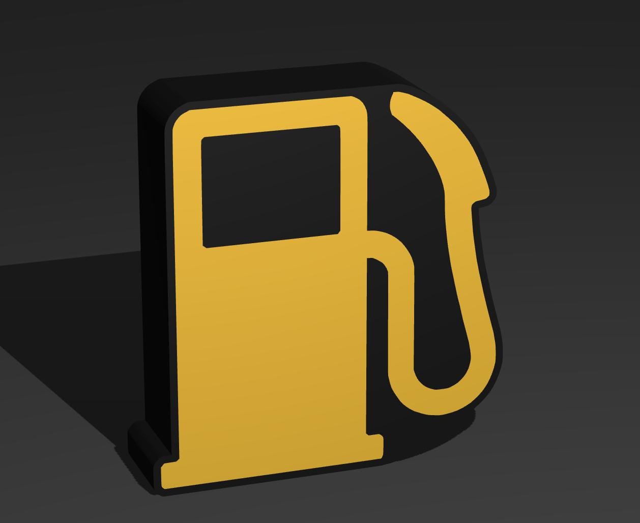 Warnleuchte Tank Gelb Auto LED Lampe - Leuchtbox