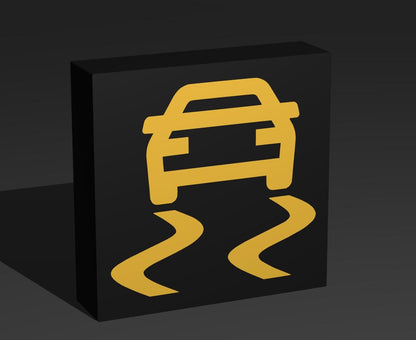 Warnleuchte ESP Gelb Auto LED Lampe - Leuchtbox