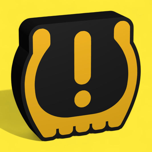 Warnleuchte Reifendruck Gelb Auto LED Lampe - Leuchtbox