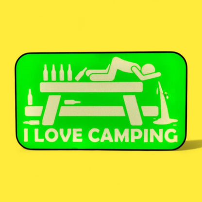 I Love Camping Lampe