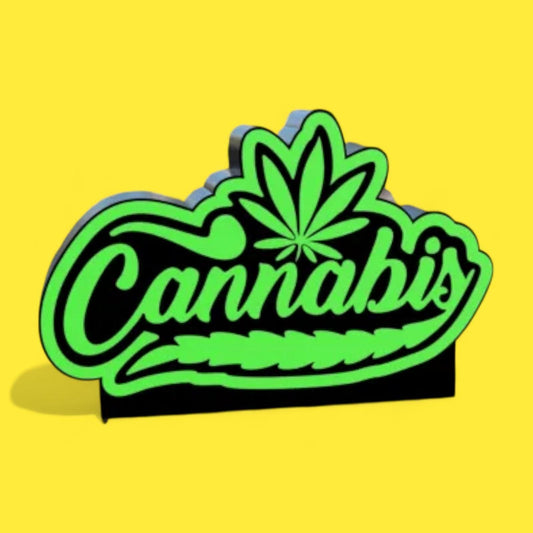 Weed 420 Cannabis Lampe