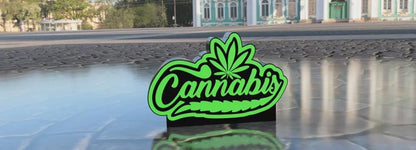 Weed 420 Cannabis Lampe