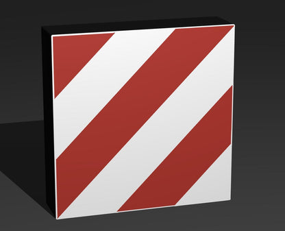 Parkwarntafel - Verkehrszeichen / Verkehrsschild / Warnzeichen Auto LED Lampe - Leuchtbox