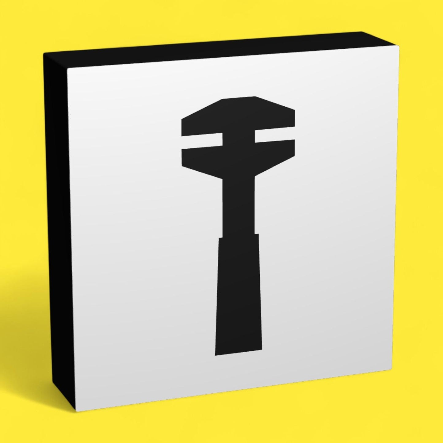 Werkstatt - Verkehrszeichen / Verkehrsschild / Warnzeichen Auto LED Lampe - Leuchtbox