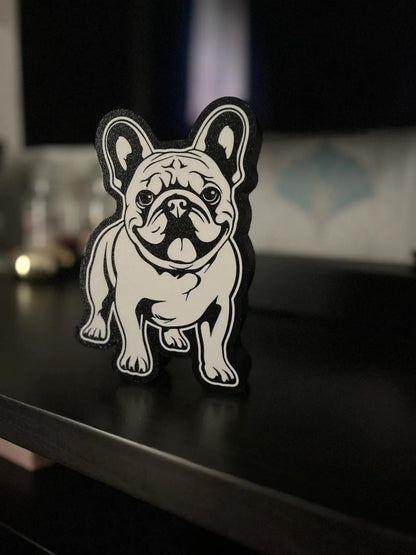 Tier Hund Französische Bulldogge Lampe