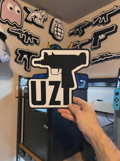 Waffe Air Soft Uzi Lampe