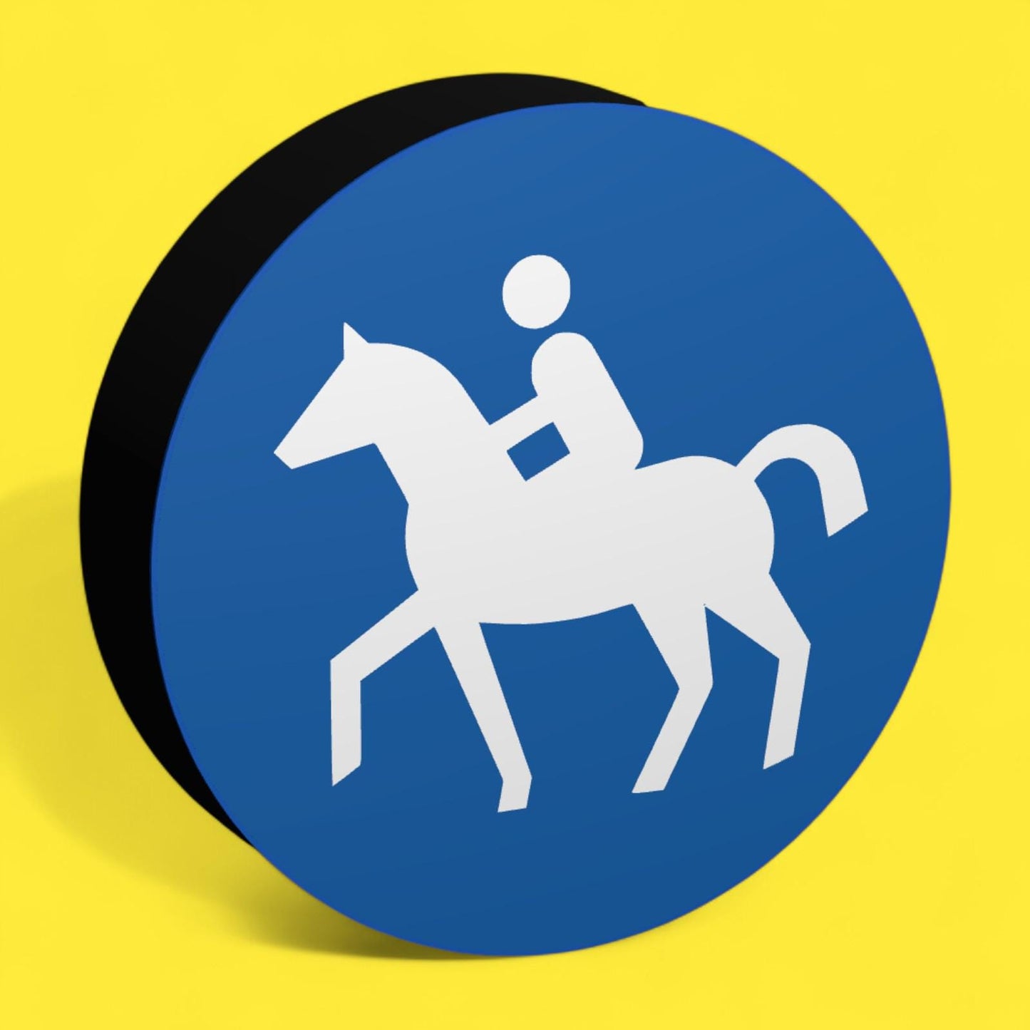 Reitweg - Verkehrszeichen / Verkehrsschild / Warnzeichen Auto LED Lampe - Leuchtbox