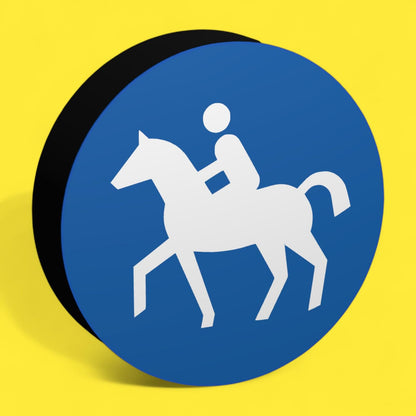 Reitweg - Verkehrszeichen / Verkehrsschild / Warnzeichen Auto LED Lampe - Leuchtbox