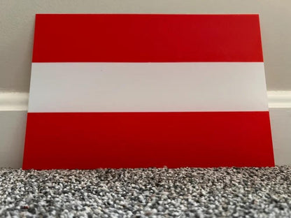 Flagge Österreich LED Lampe - Leuchtbox