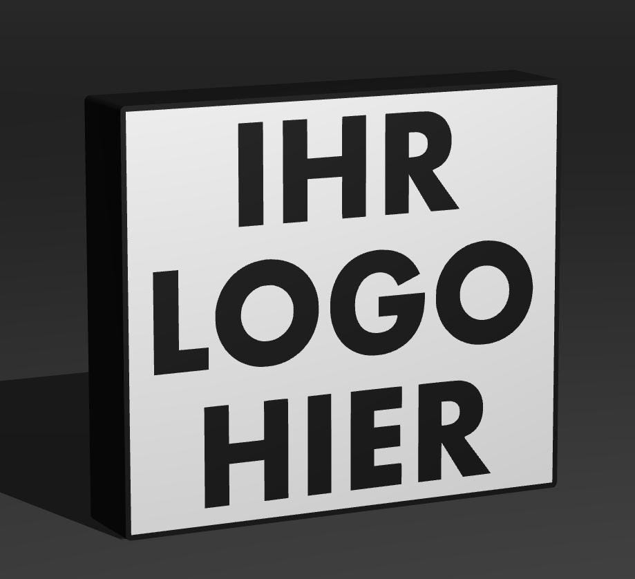Personalisierte Logo / Firmenlogo / Sonstiges Logo LED Lampe - Leuchtbox