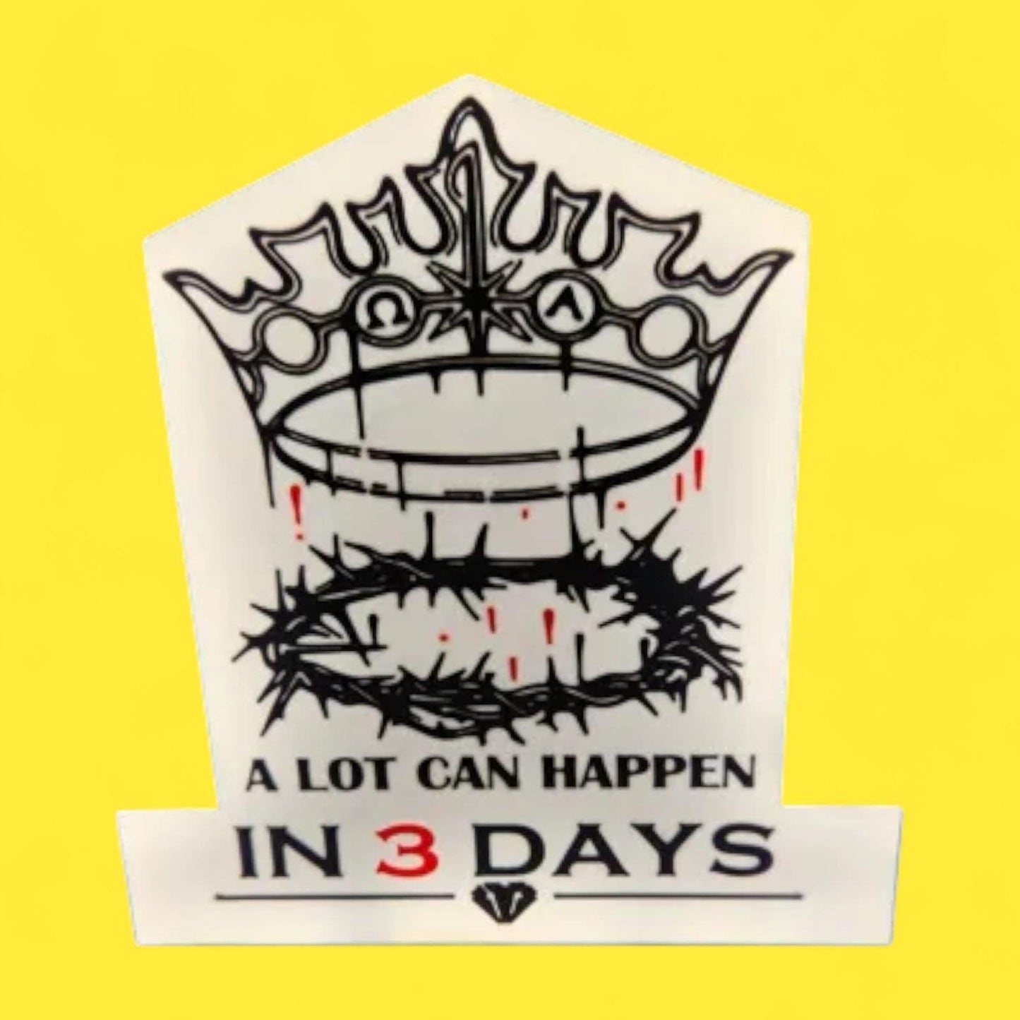 Glaube Jesus A Lot Can Happen in 3 Days LED Lampe - Leuchtbox