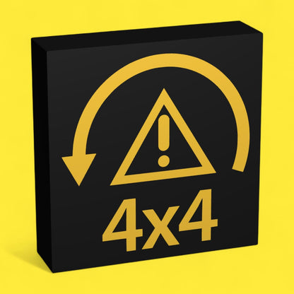 Warnleuchte 4x4 Grip Gelb Auto LED Lampe - Leuchtbox